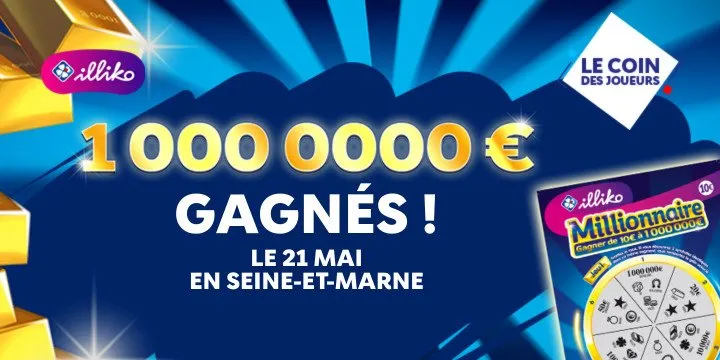Un million d’euros gagné